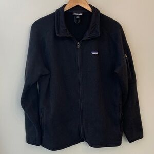 Patagonia Women's Black Full Zip Better Sweater Fleece Jacket XXL